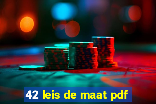 42 leis de maat pdf